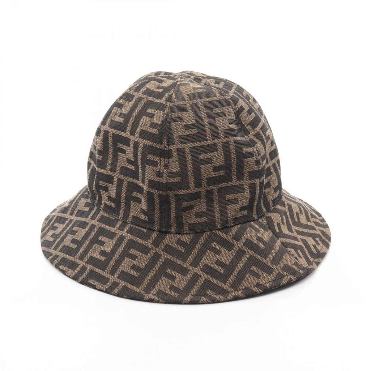 Fendi Hat Zucca Bucket Kids Beige Hat — view 2