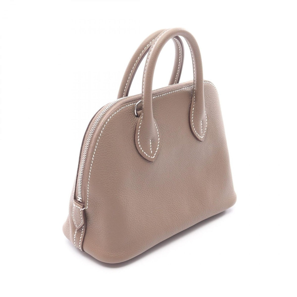 Hermes Handbag Bolide Mini Etoupe Leather — view 2