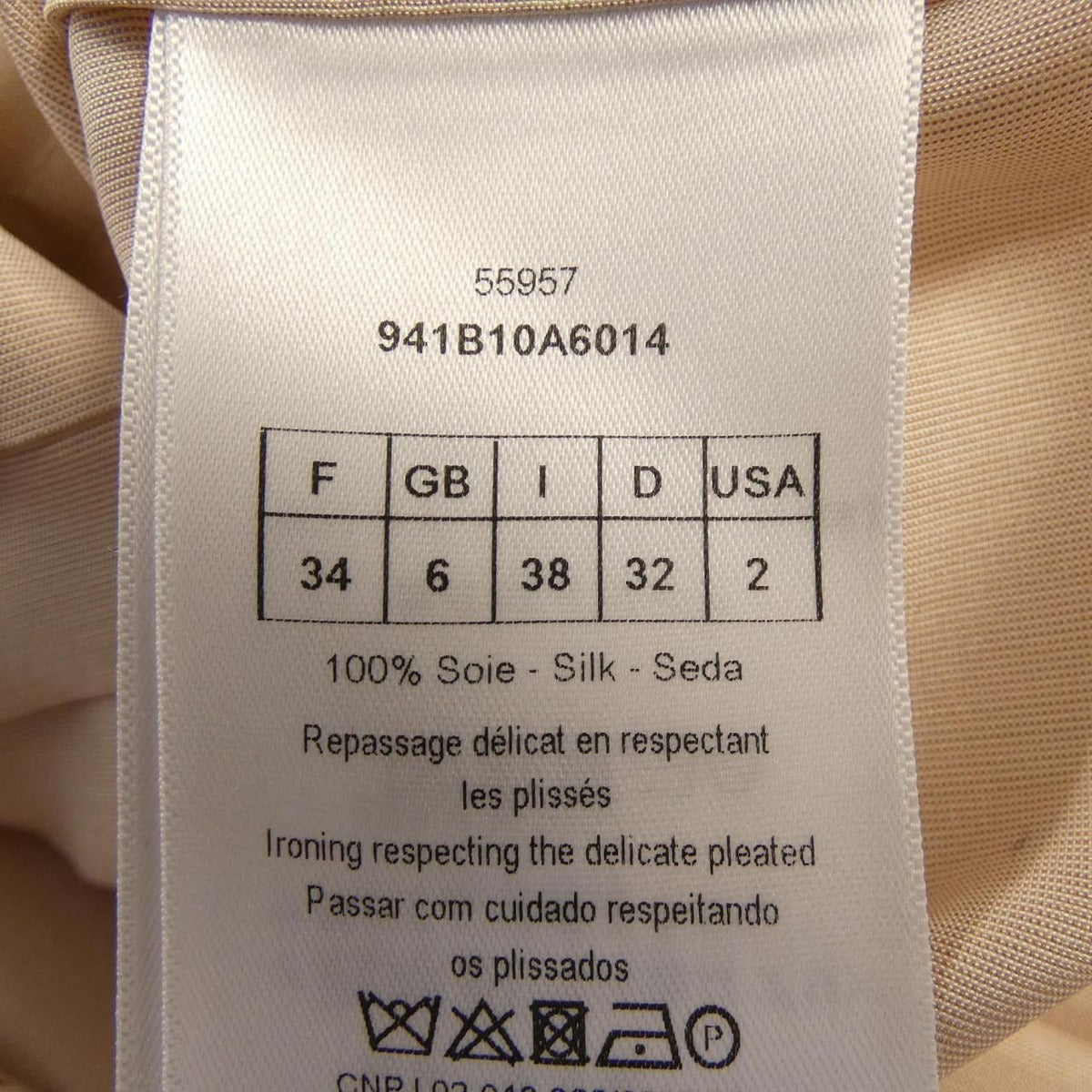Dior Christian Dress Silk Pink — view 3