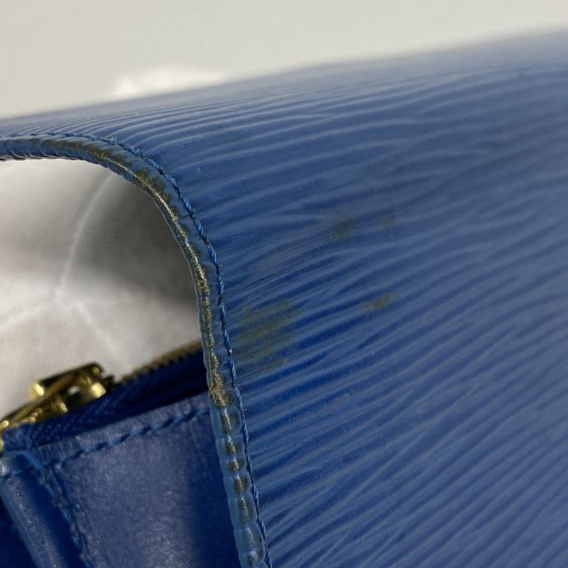 Louis Vuitton Epi Pochette Porte Monet Cles Di M63575 Toledo Blue Ladies Long