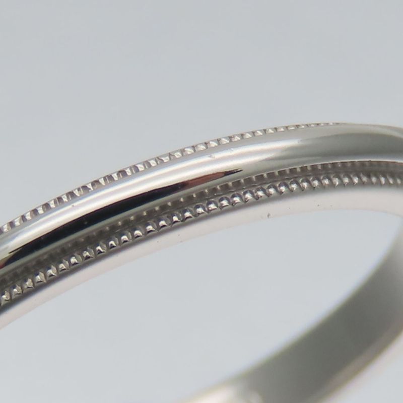 Tiffany & Co Ring / Ring Millegrain Pt950 Approx 2.9g Platinum Jewelry Ladies