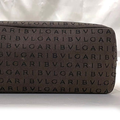 Bulgari Tote Bag Lolita Brown Logomania Light Canvas
