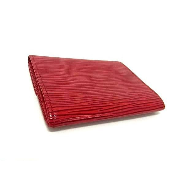 Louis Vuitton Coin Case Porte Monnaie Sample Castilian Red Epi — view 3