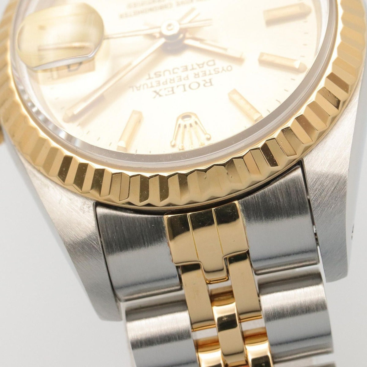 Rolex Watch Datejust No 90 Champagne Bar CH 18K — view 10