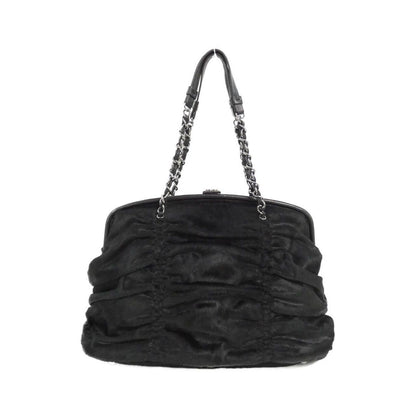 Chanel Vintage Bag Handbag Black