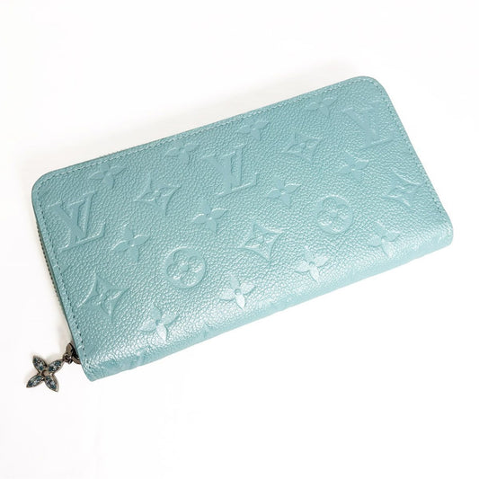 Louis Vuitton Wallet Zip Around Azur Frost Monogram