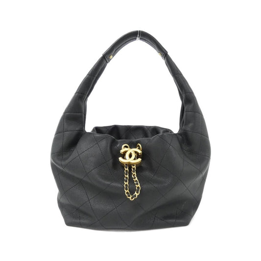 Chanel Shoulder Bag Black Mat