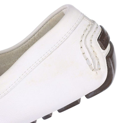 Louis Vuitton 02 Monte Carlo Leather Driving Shoes Women's 34 Td0052 White Made