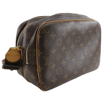 Louis Vuitton Reporter PM M45254 Monogram Canvas Brown Sp0023 Ladies Shoulder