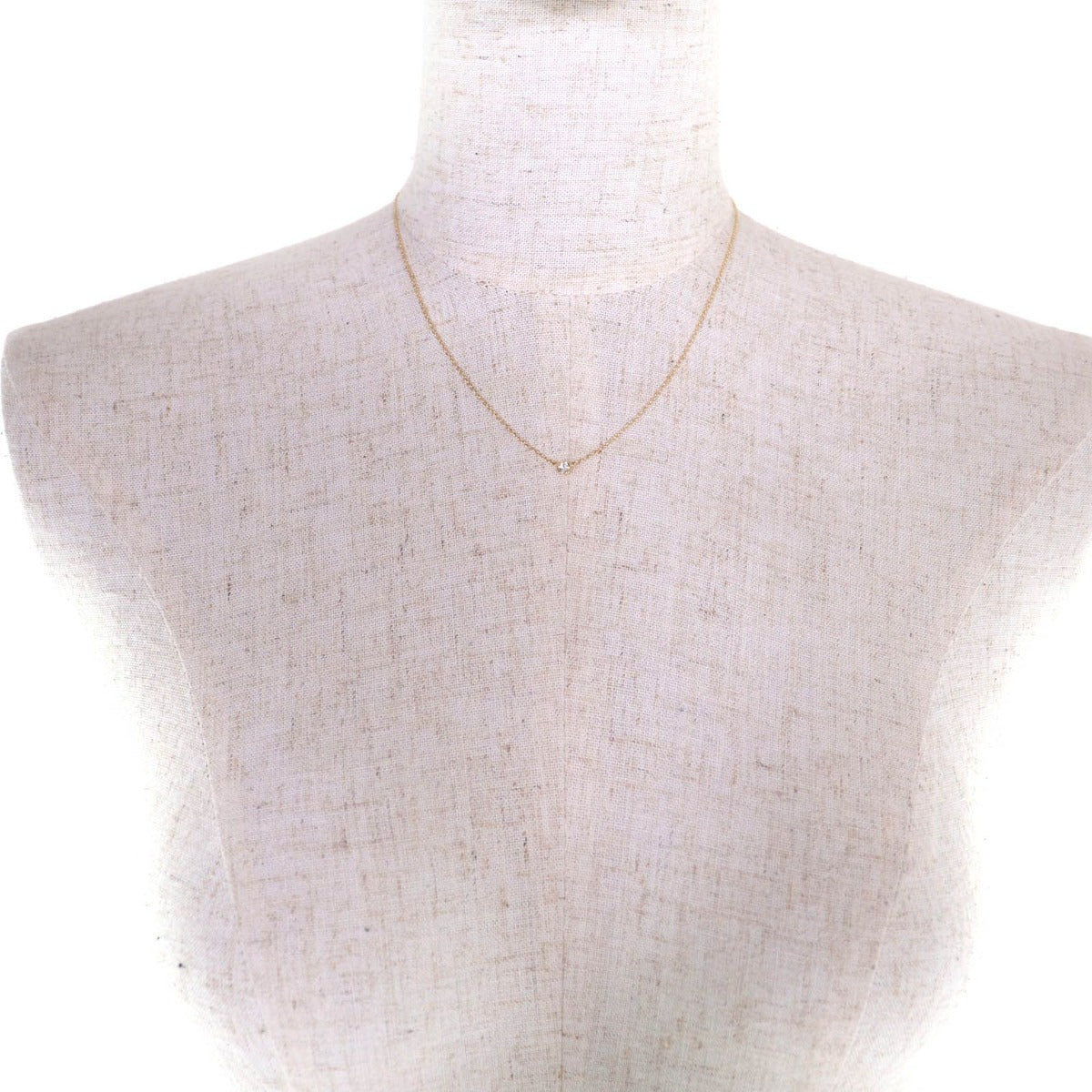 Tiffany & Co. Elsa Peretti By The Yard Necklace 18K YG Diamond 0.05ct — view 3