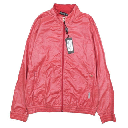 Dolce & Gabbana Giubbino Coating Zip Jacket Red 52 Large