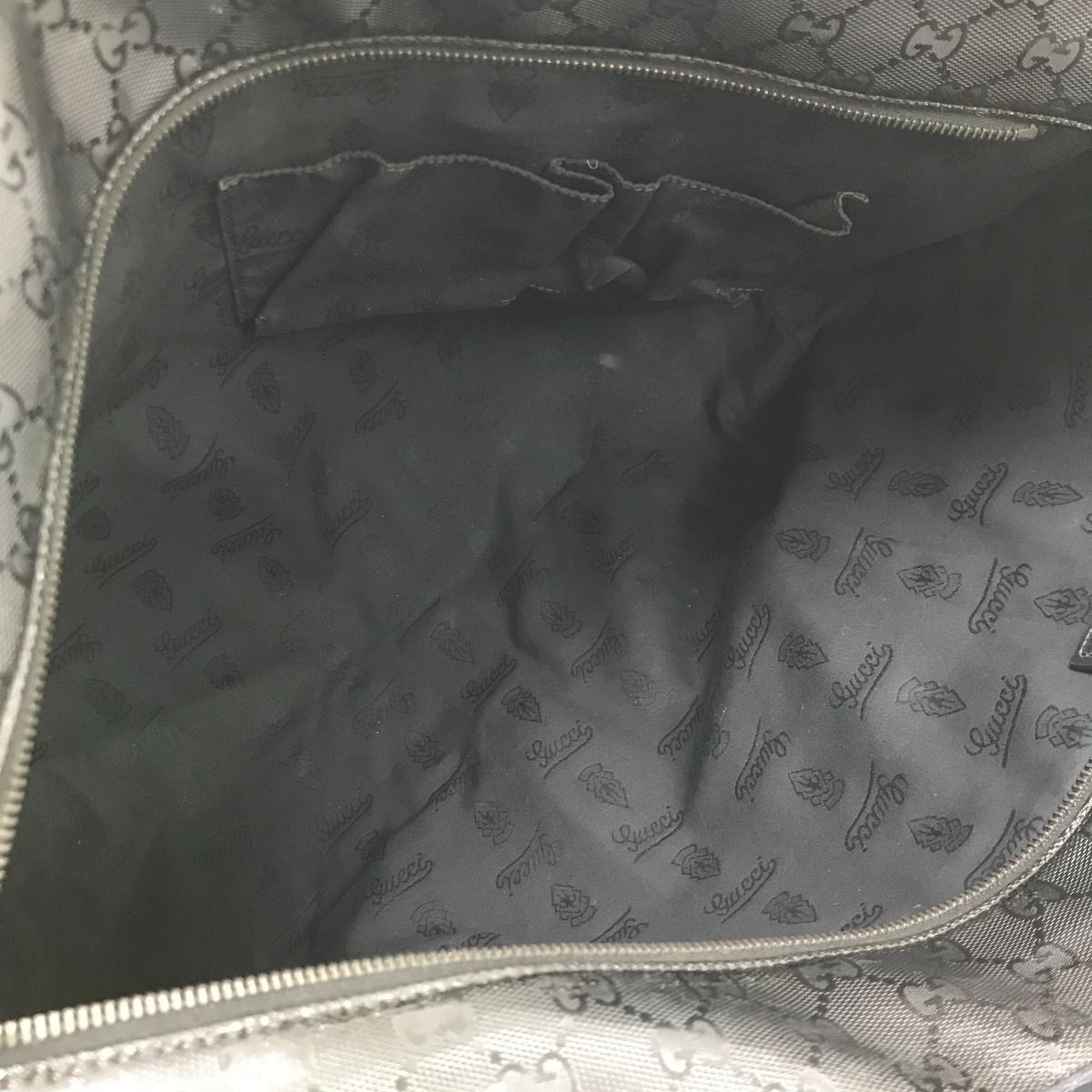 Gucci Tote Bag with Stains Inside 211120 Black