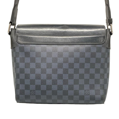 Louis Vuitton Shoulder Bag Damier Cobalt Newport Messenger PM N41587