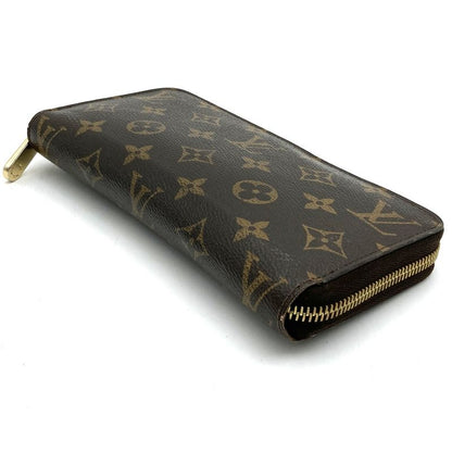 Louis Vuitton M42616 Zippy Wallet Long Wallet Monogram Brown Ladies Men Fashion