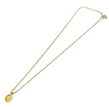 Christian Dior GP CD Logo Twist Necklace Women's Gold 403996 Necklace