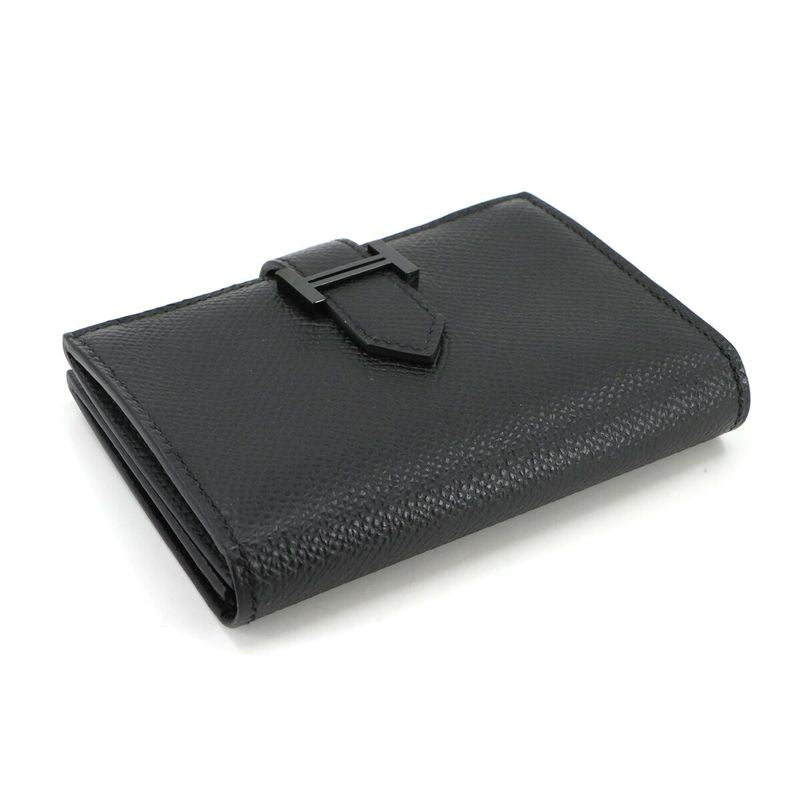 Exhibited Hermes Bearn Monochrome So Black Card Case Epson B Engraved Bearn