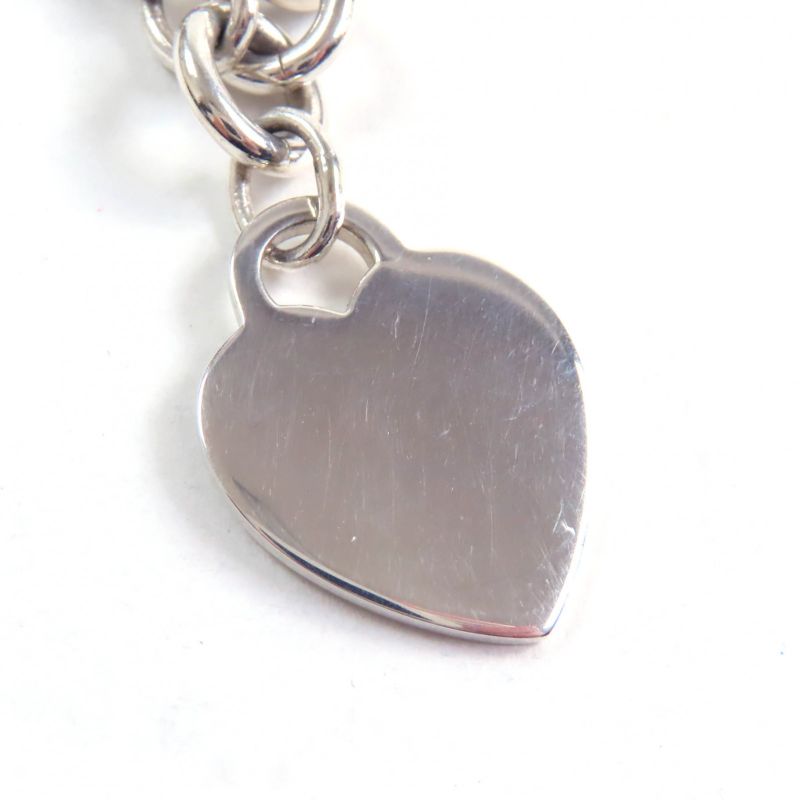 Tiffany & Co Heart Tag Bracelet Accessory Sv925 Silver Weight