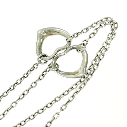Tiffany & Co Tiffany & Co Silver Elsa Peretti Open Heart 3p Bracelet 1.9g
