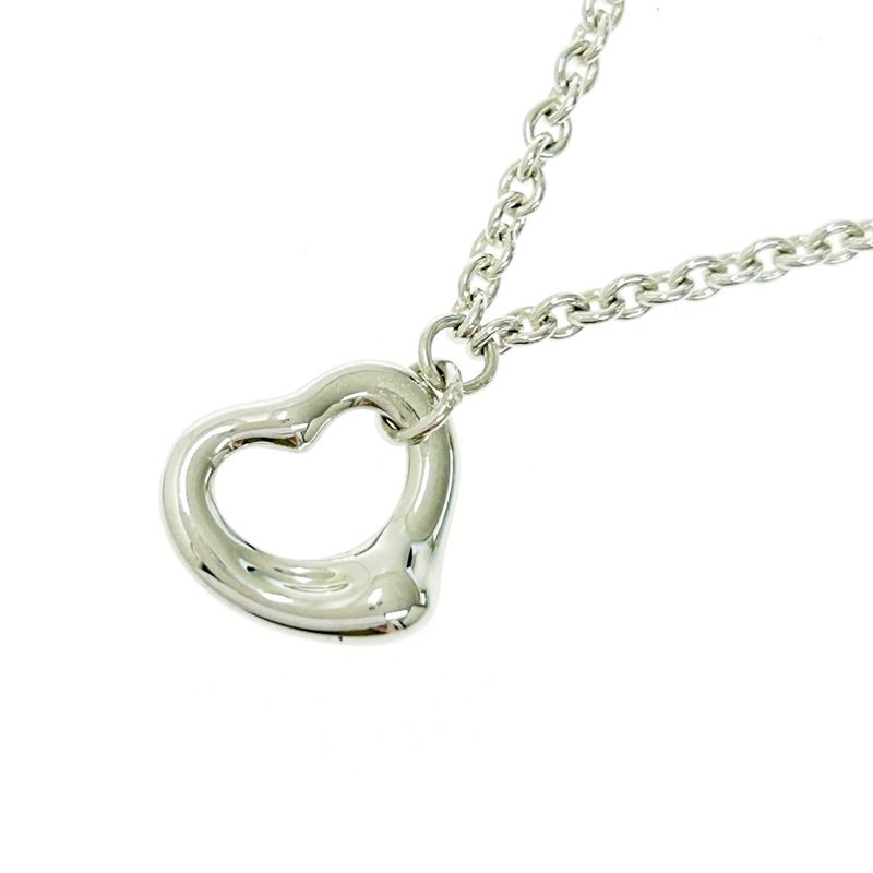 Tiffany & Co Silver Elsa Peretti Open Heart Bracelet 2.6g 925 Engraved 440301