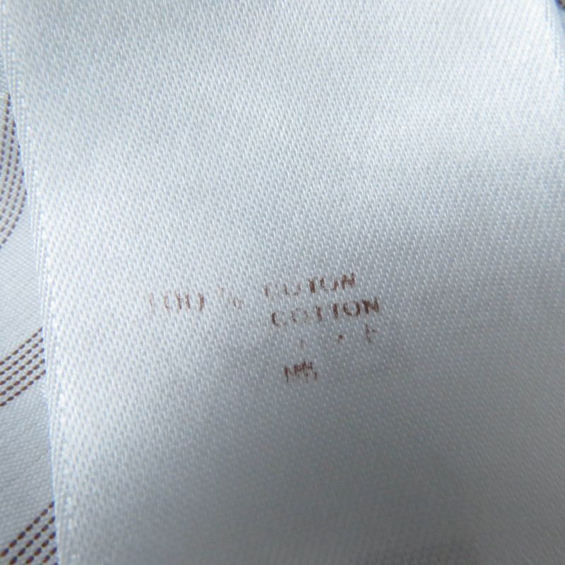 Louis Vuitton 100% Cotton Monogram Pattern LV Embroidery Long Sleeve Shirt