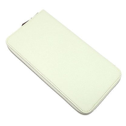 Hermes Long Azap Long Silk Inn Vaux Epson Vert Fizz Silver Hardware Unused