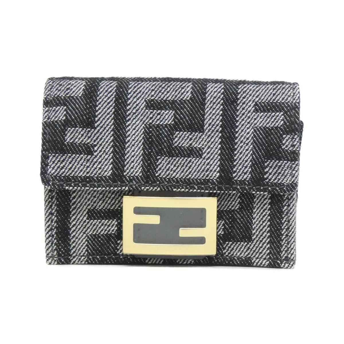 Fendi Wallet Canvas Black