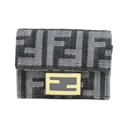 Fendi Wallet Canvas Black
