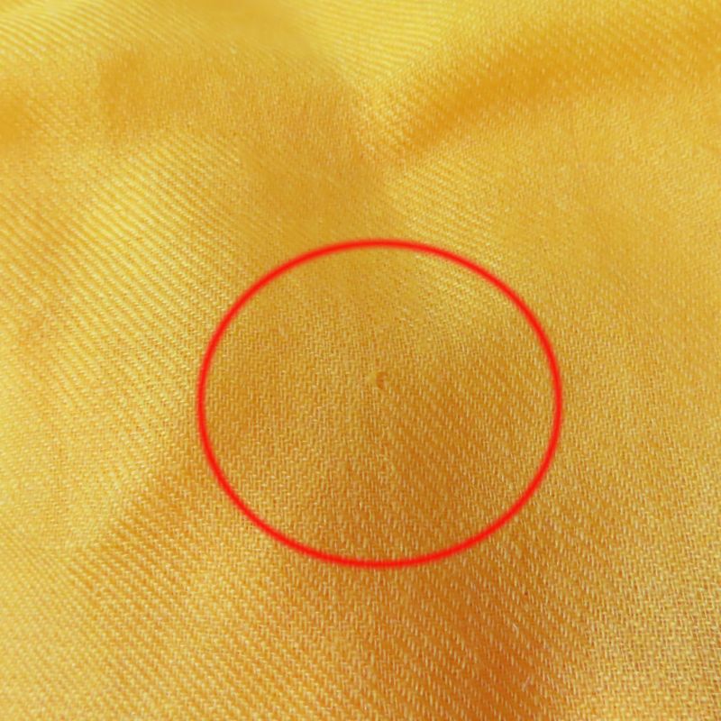 Hermes 100% Cashmere Large Shawl Scarf With Logo Yellow Made In England Women