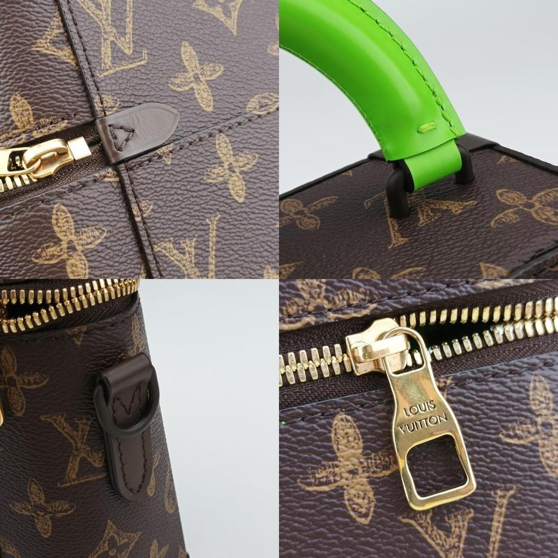 Louis Vuitton Monogram (n°7) Vertical Box Trunk Brown PVC Coated Canvas