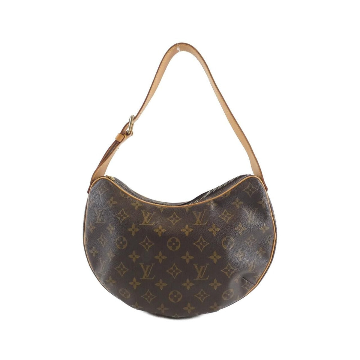 Louis Vuitton Monogram Croissant MM Shoulder Bag Brown Marron