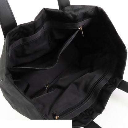 Chanel New Travel Line Tote Bag MM Black Gold Nylon Leather — view 5