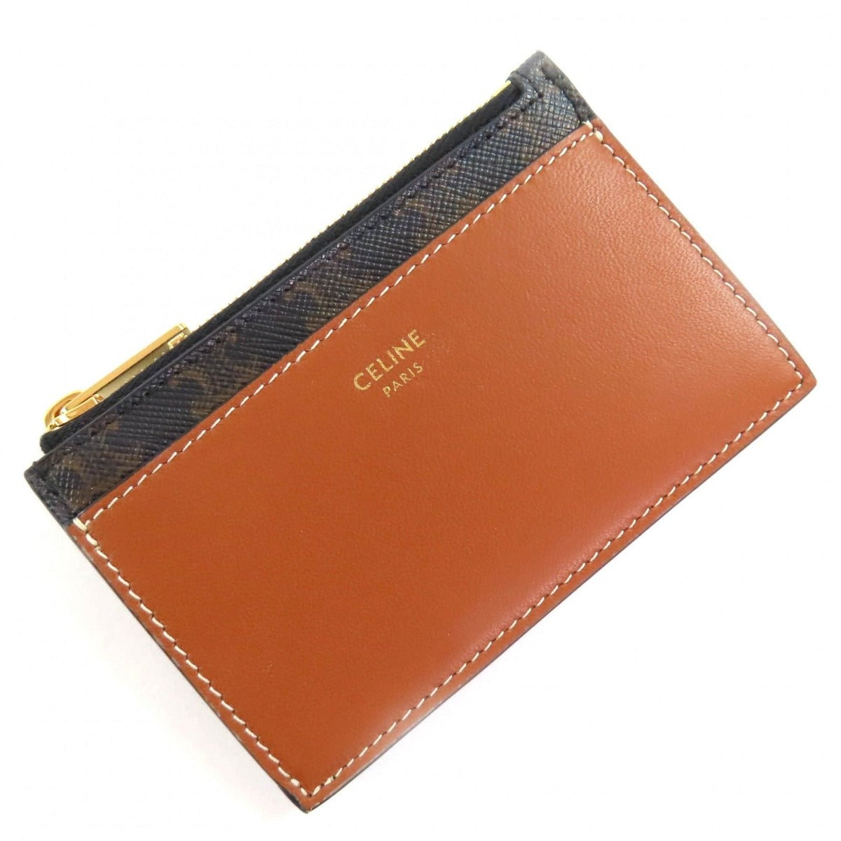 Celine Triomphe Canvas Fragment Case Pass — view 6