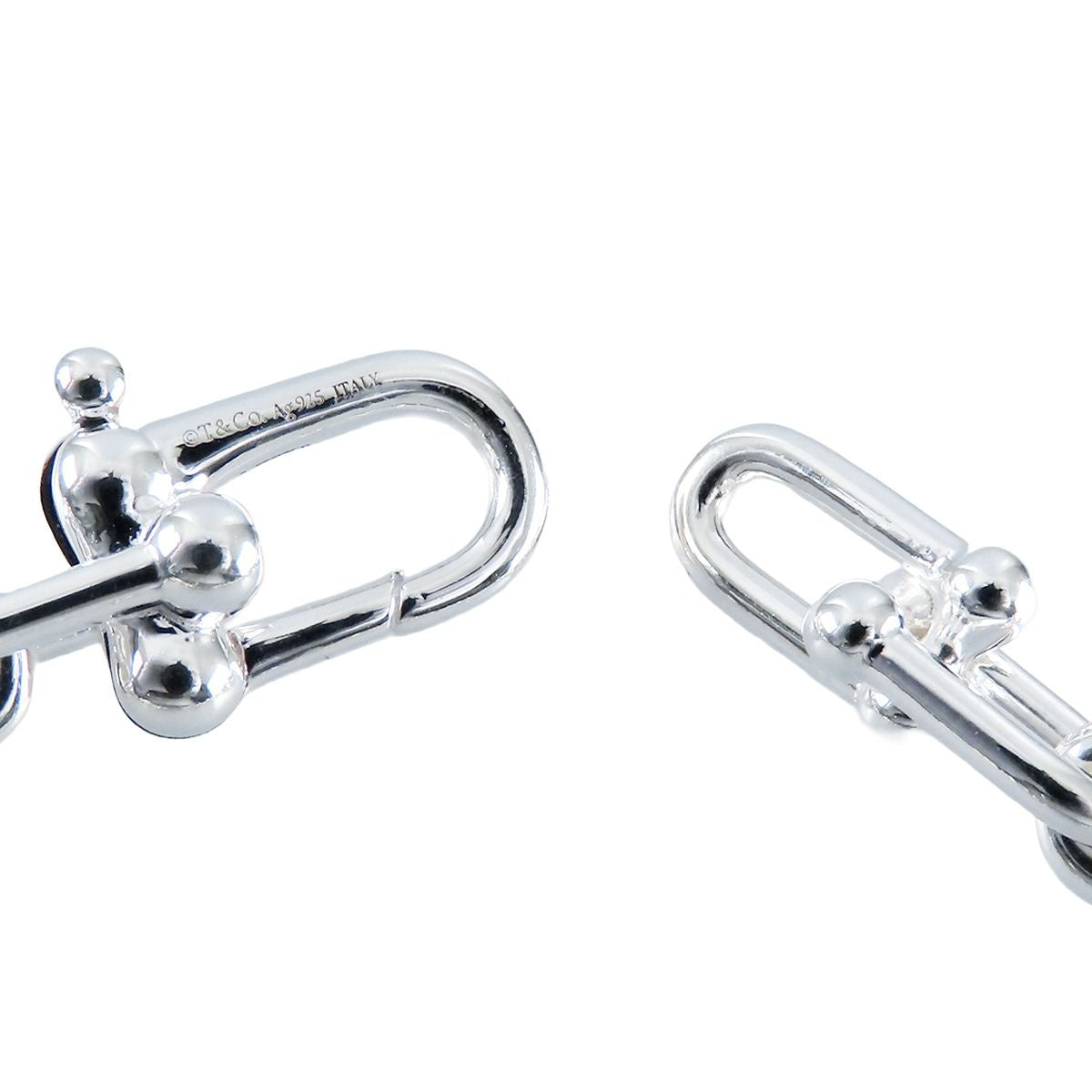 Tiffany & Co HardWear Small Link Necklace Silver Chain — view 6