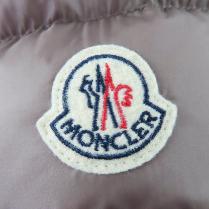 Moncler Hermine Logo Patch with Hood Down Coat Light Brown 0 — view 6