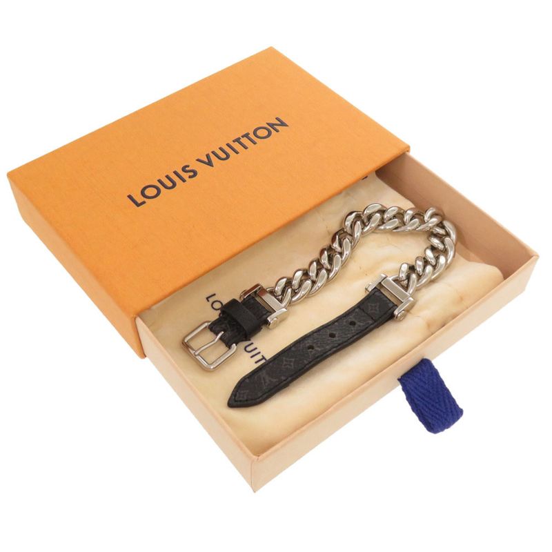 Louis Vuitton Bracelet Chain Monogram Eclipse M64225 Bracelet Accessories LV