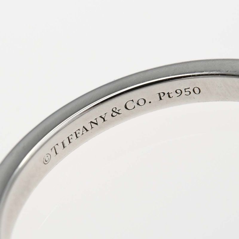 Polished Tiffany & Co Tiffany & Co Ring Pt950 Diamonds Approx 3.5g Approx 11.5
