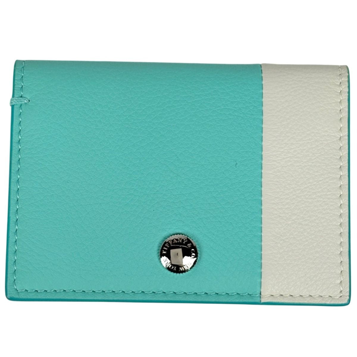 Tiffany & Co Logo Card Case Business Holder Coin