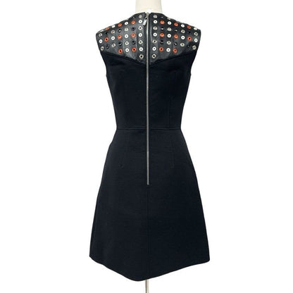 Louis Vuitton Dress Wool Black