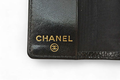 Chanel Key Case Chanel 6-slot CC Mark Caviar Skin Black Gold Hardware
