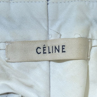 Celine Center Crease Wool Trouser Pants 2 1o4 2945 Navy 38