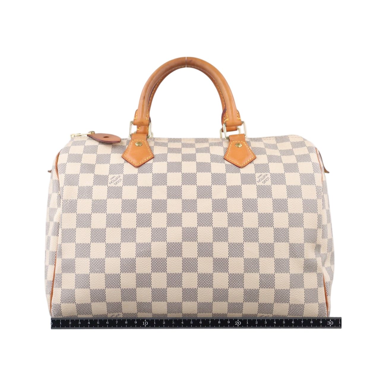 Louis Vuitton Speedy 30 Azur Damier Canvas Handbag — view 2
