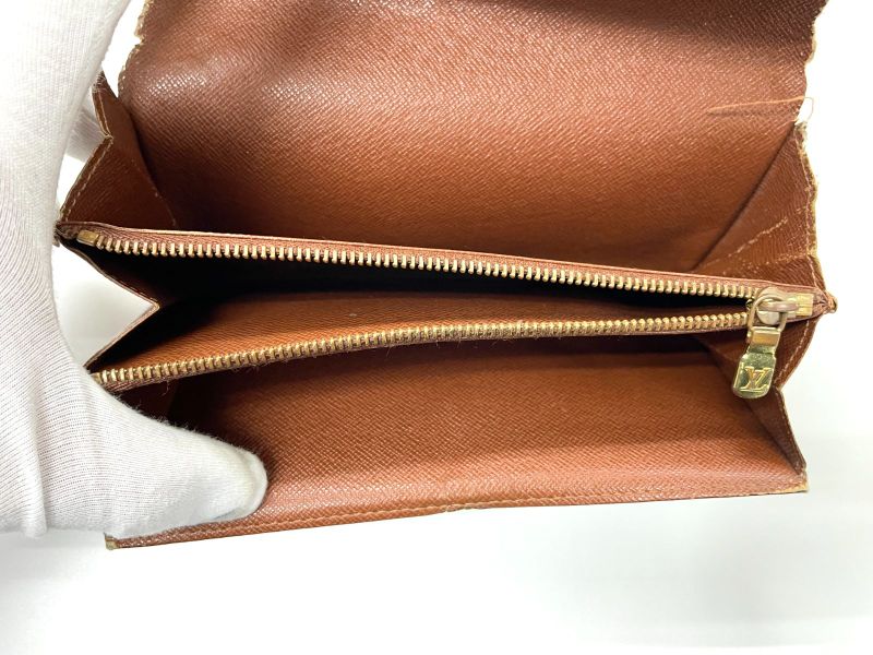 Louis Vuitton Monogram Pochette Portmonnaie Cles Di Long Wallet M61725 Brown