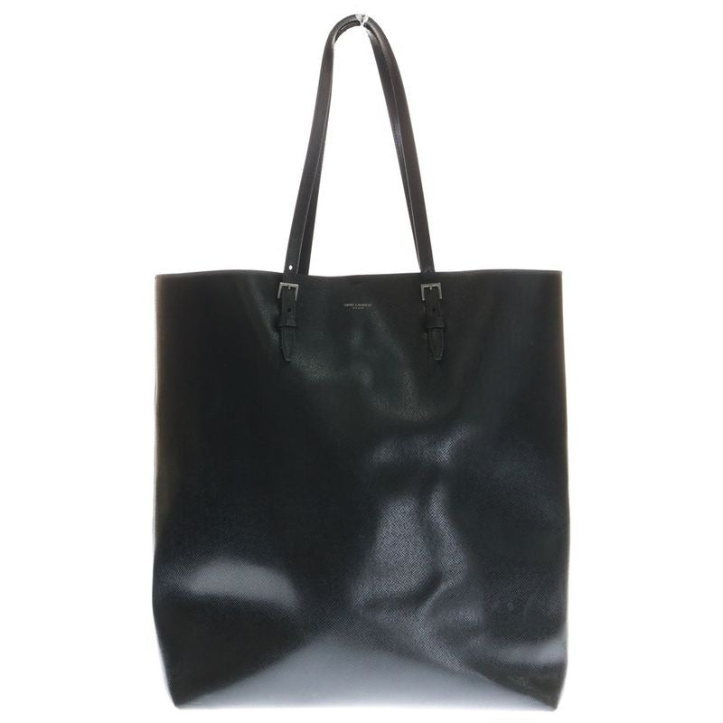 Saint Laurent Paris Shopping Bag Leather Tote Handbag Black