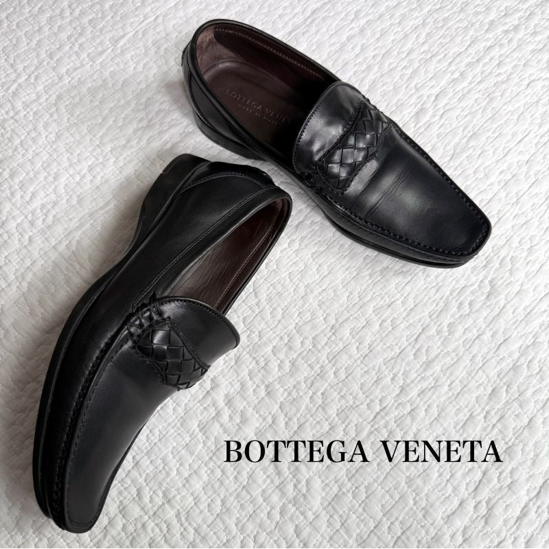 Bottega Veneta Intrecciato Leather Loafer 36 1 2 Black