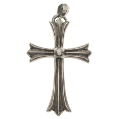 Chrome Hearts LG Bale Large CH Cross Necklace Top Silver