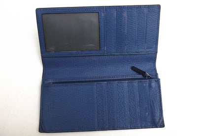 Gucci Long Wallet Men Leather Genuine Black 610467 Cao2n 1040 Interlocking G