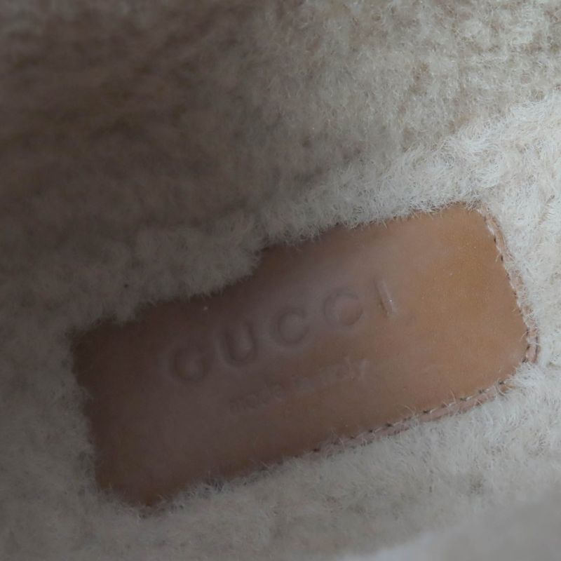 Gucci Horsebit Tweed Boa Espadrille Shoes Multicolor 38.5 Storage With Bag Made