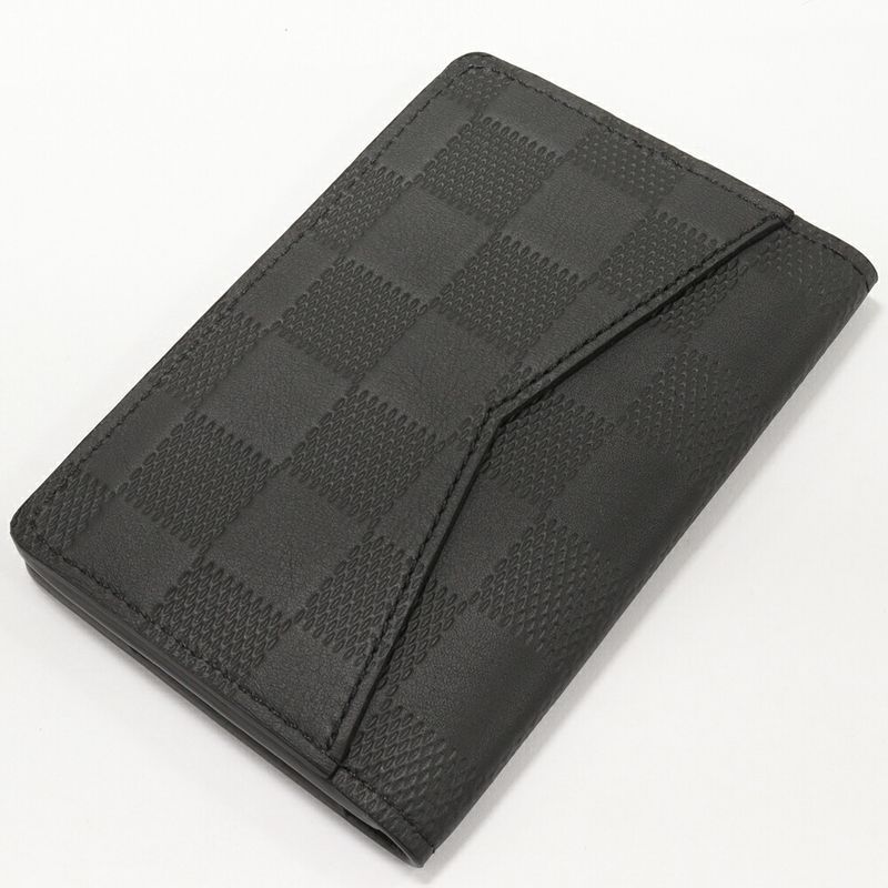 Louis Vuitton Bifold Card Case Pass Case Damier Infini Onyx Organizer De Poche