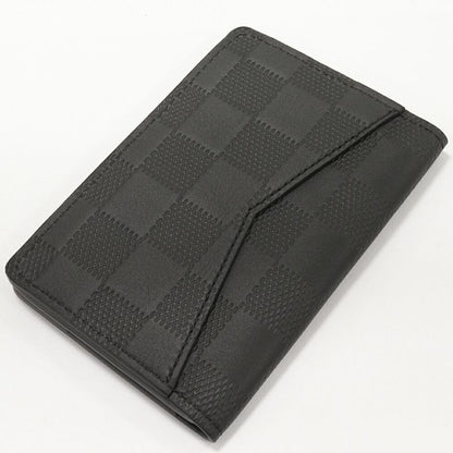 Louis Vuitton Bifold Card Case Pass Case Damier Infini Onyx Organizer De Poche