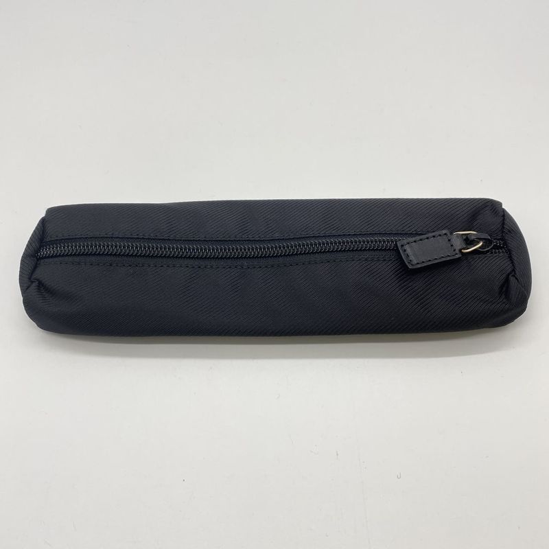 Gucci 019 0434 Clutch Bag Second Bag Leather Nylon With Pouch Black Ladies Men